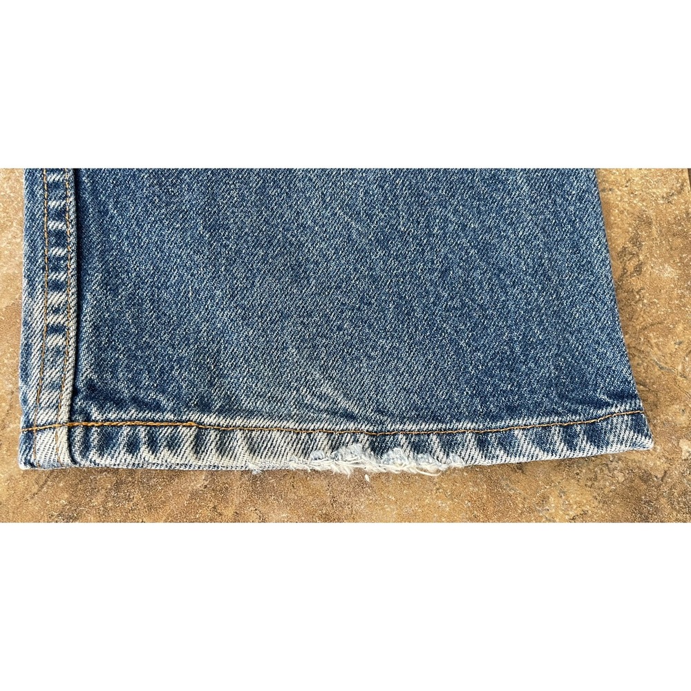 - Mens Jeans size 36 X 32 LEVIS 505 REGULAR STRAIGHT, BLUE DENIM STRETCH - Picture 9 of 9